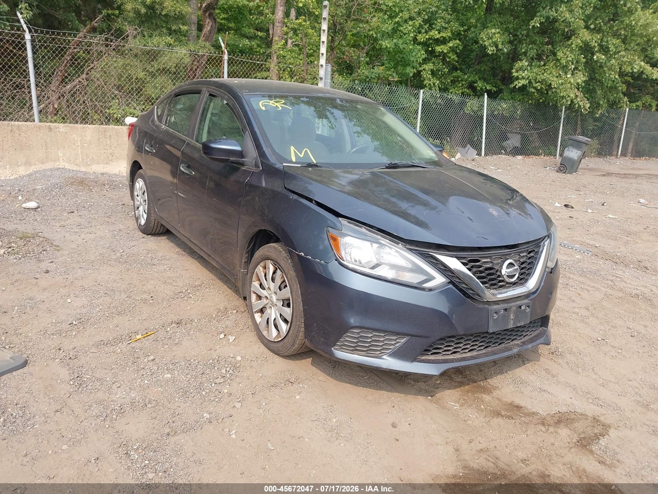 3N1AB7AP6HY****** · 2017 NISSAN SENTRA SV