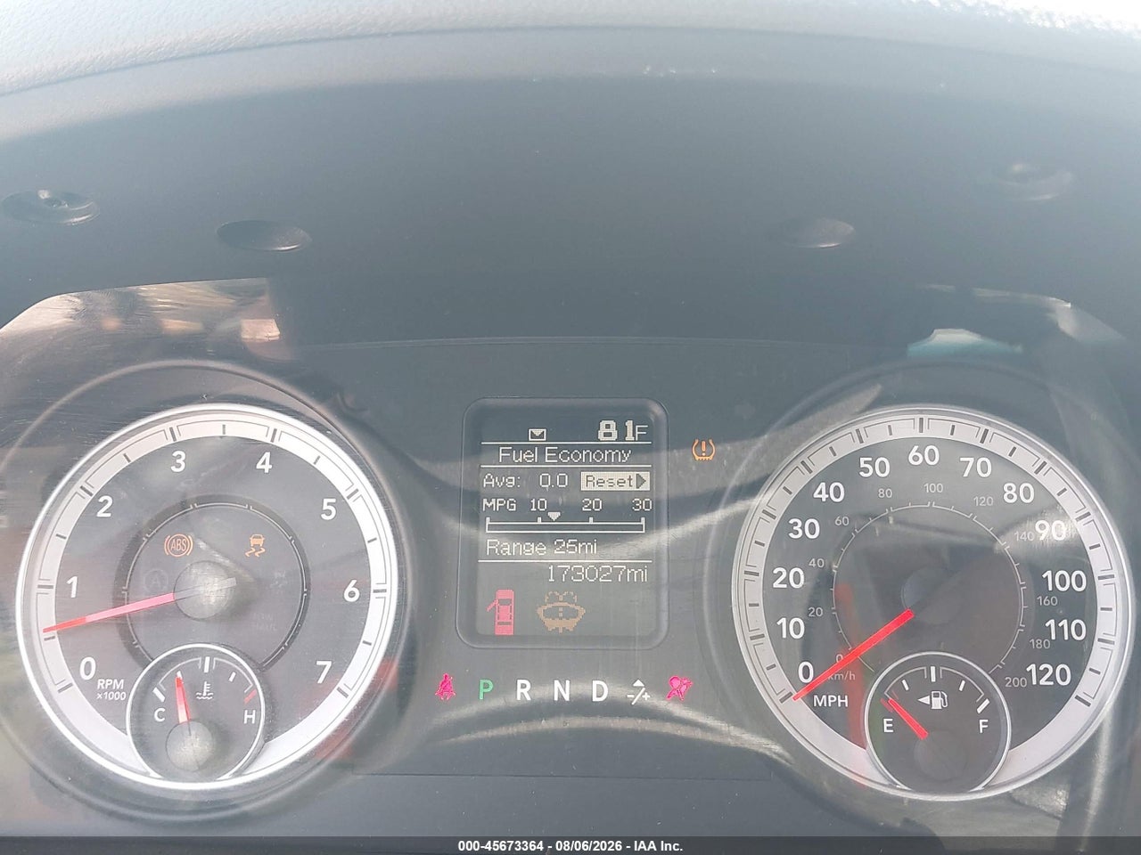 1C6RR7KT7DS****** · 2013 RAM 1500 EXPRESS · 7/11