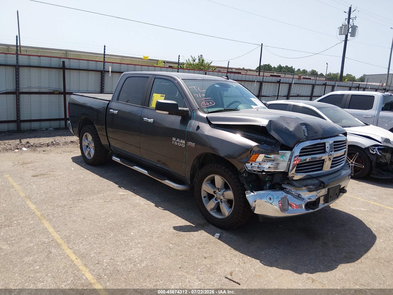 3C6RR7LT8GG****** · 2016 RAM 1500 BIG HORN