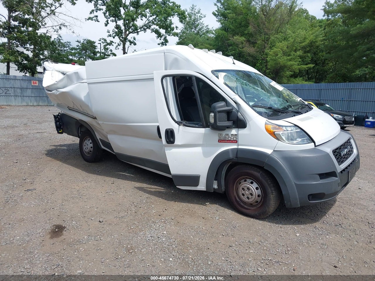 2018 RAM PROMASTER 3500 CARGO VAN HIGH ROOF 159 WB EXT