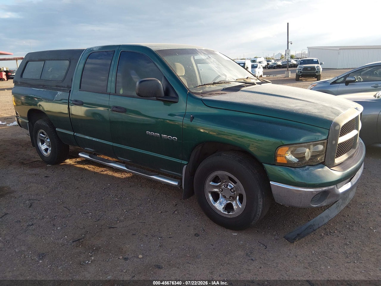1D7HA18N03S****** · 2003 DODGE RAM 1500 SLT/LARAMIE/ST