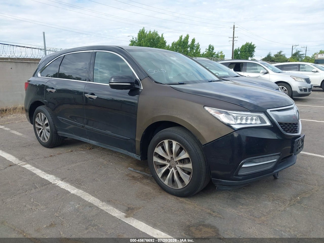 5FRYD4H43FB****** · 2015 ACURA MDX TECHNOLOGY PACKAGE