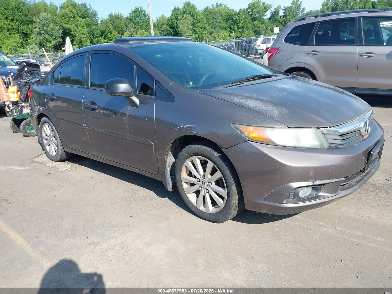 2HGFB2F87CH****** · 2012 HONDA CIVIC EX