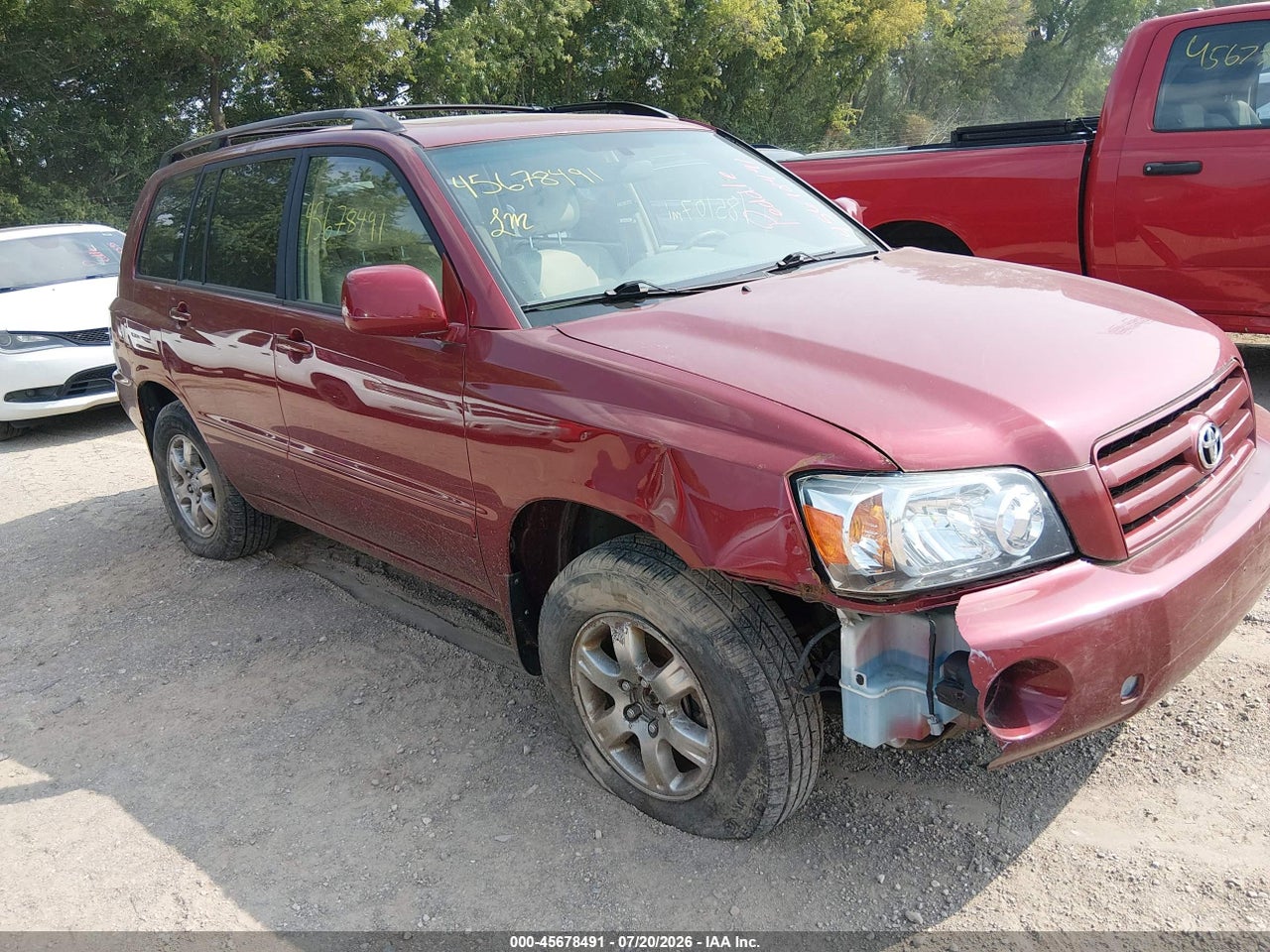 JTEEP21A270****** · 2007 TOYOTA HIGHLANDER 3RD ROW