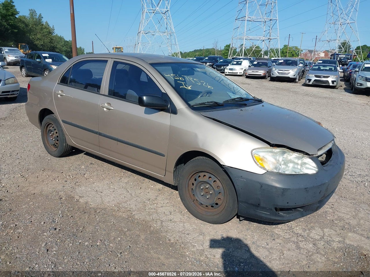 2T1BR32E84C****** · 2004 TOYOTA COROLLA CE
