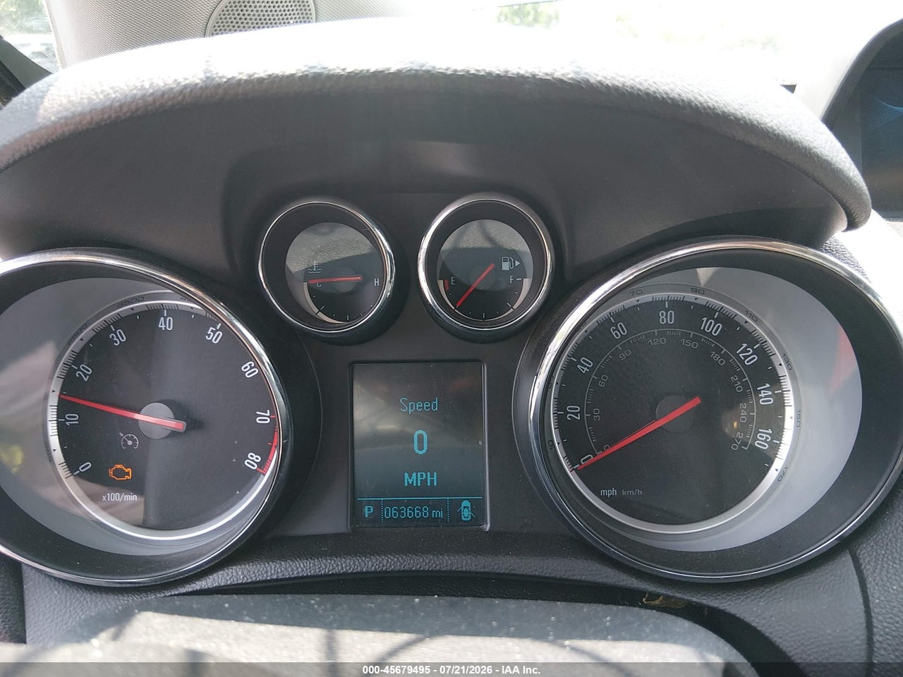 KL4CJASB0GB****** · 2016 BUICK ENCORE   · 7/11