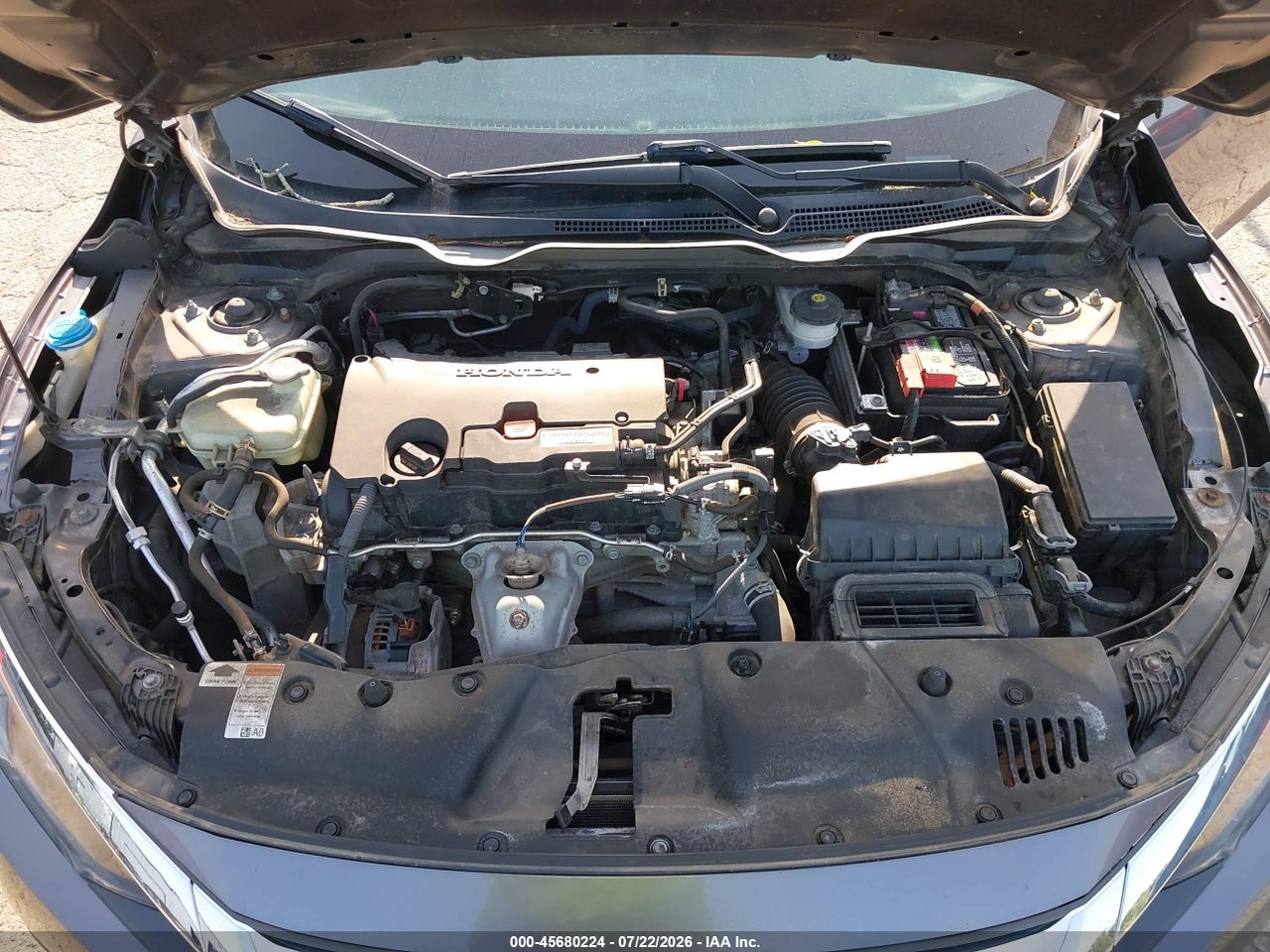 19XFC2F52GE****** · 2016 HONDA CIVIC LX · 10/11