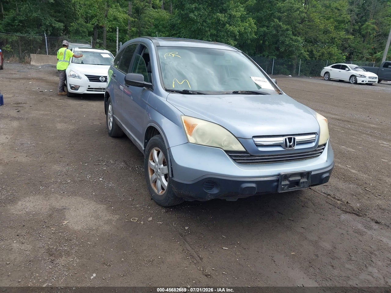 5J6RE485X8L****** · 2008 HONDA CR-V EX