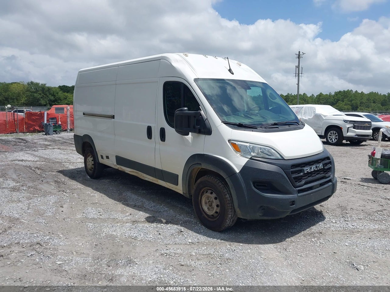 3C6LRVDG9PE****** · 2023 RAM PROMASTER 2500 HIGH ROOF 159 WB