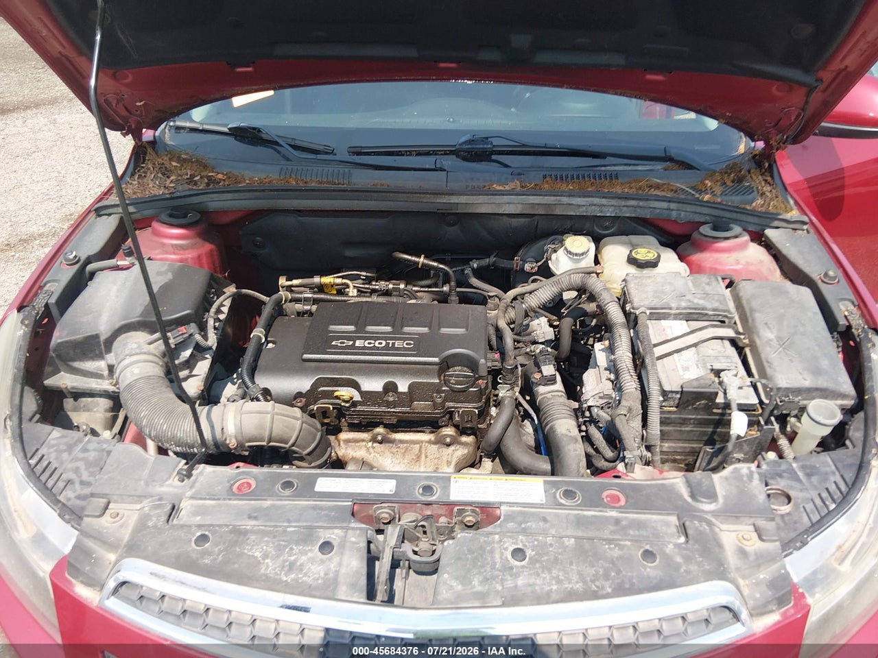 1G1PC5SB1D7****** · 2013 CHEVROLET CRUZE 1LT AUTO · 10/11