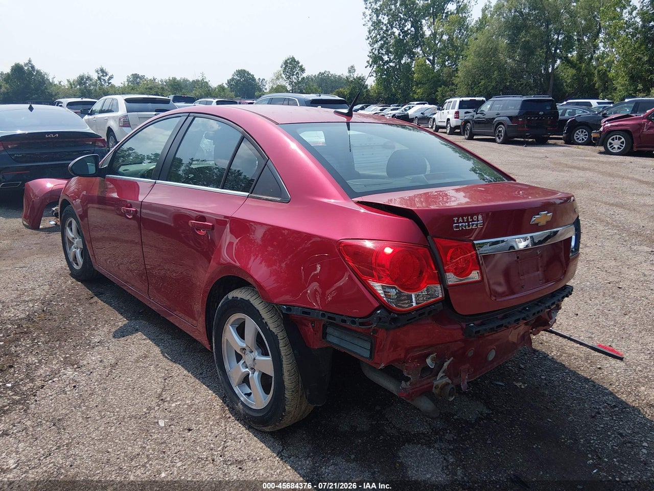 1G1PC5SB1D7****** · 2013 CHEVROLET CRUZE 1LT AUTO · 3/11