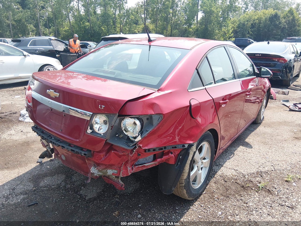 1G1PC5SB1D7****** · 2013 CHEVROLET CRUZE 1LT AUTO · 4/11