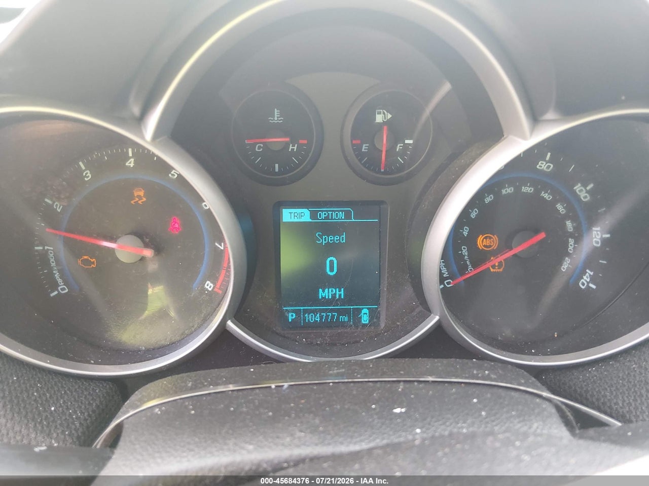 1G1PC5SB1D7****** · 2013 CHEVROLET CRUZE 1LT AUTO · 7/11