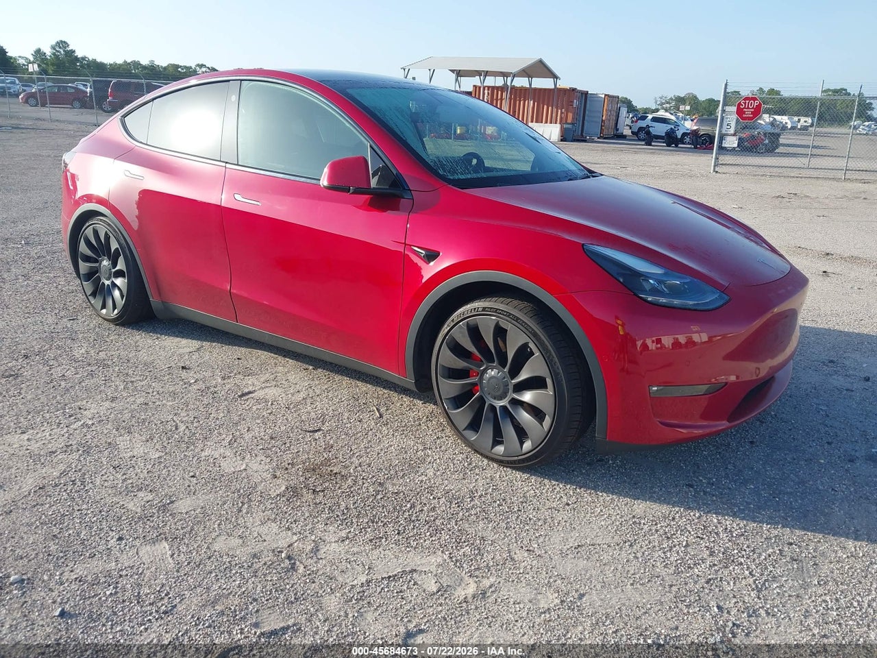 7SAYGDEF3NF****** · 2022 TESLA MODEL Y PERFORMANCE DUAL MOTOR ALL-WHEEL DRIVE