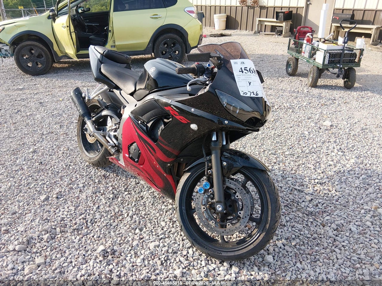 JYARJ06E83A****** · 2003 YAMAHA YZFR6 L