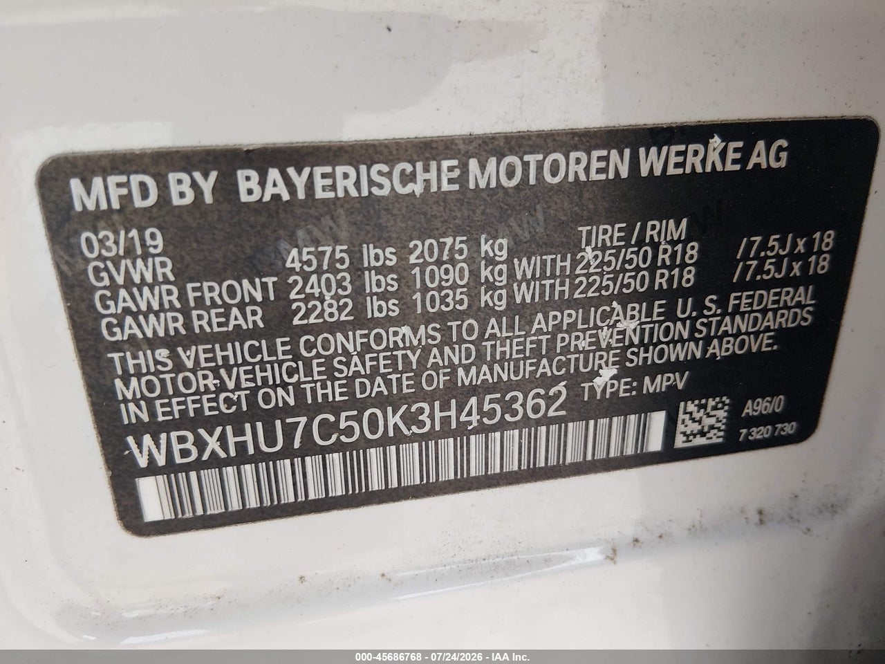 2019 BMW X1 SDRIVE28I · 9/11