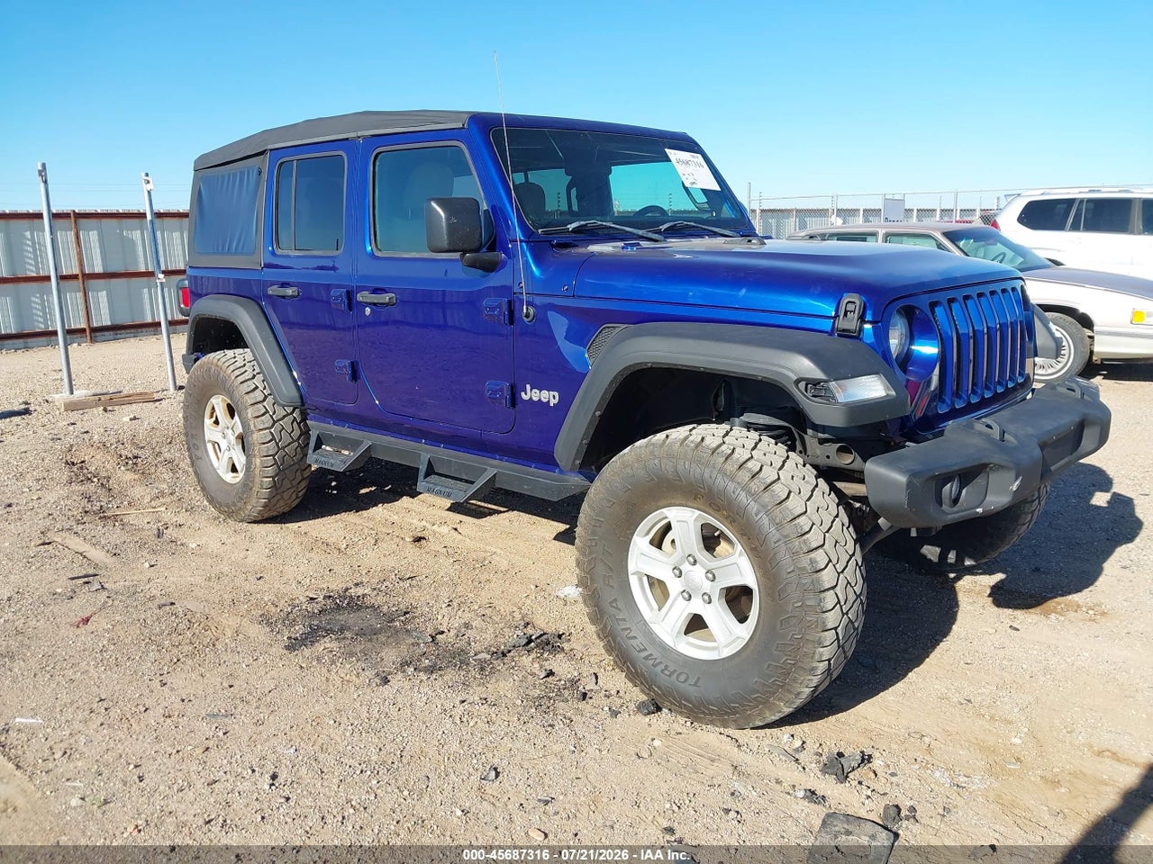 1C4HJXDG2KW****** · 2019 JEEP WRANGLER UNLIMITED SPORT S 4X4