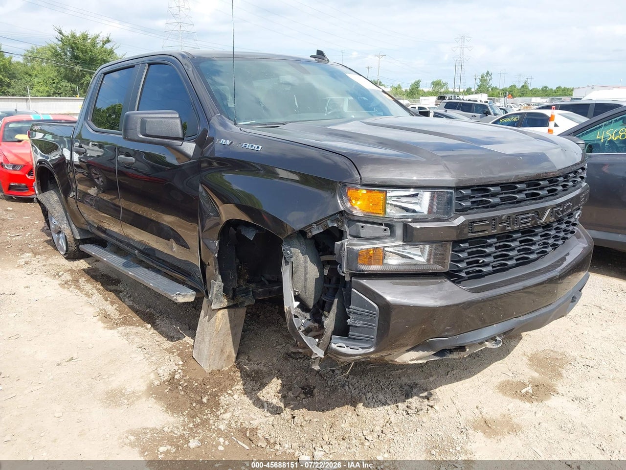 3GCUYBEF7MG****** · 2021 CHEVROLET SILVERADO 1500 4WD  SHORT BED CUSTOM