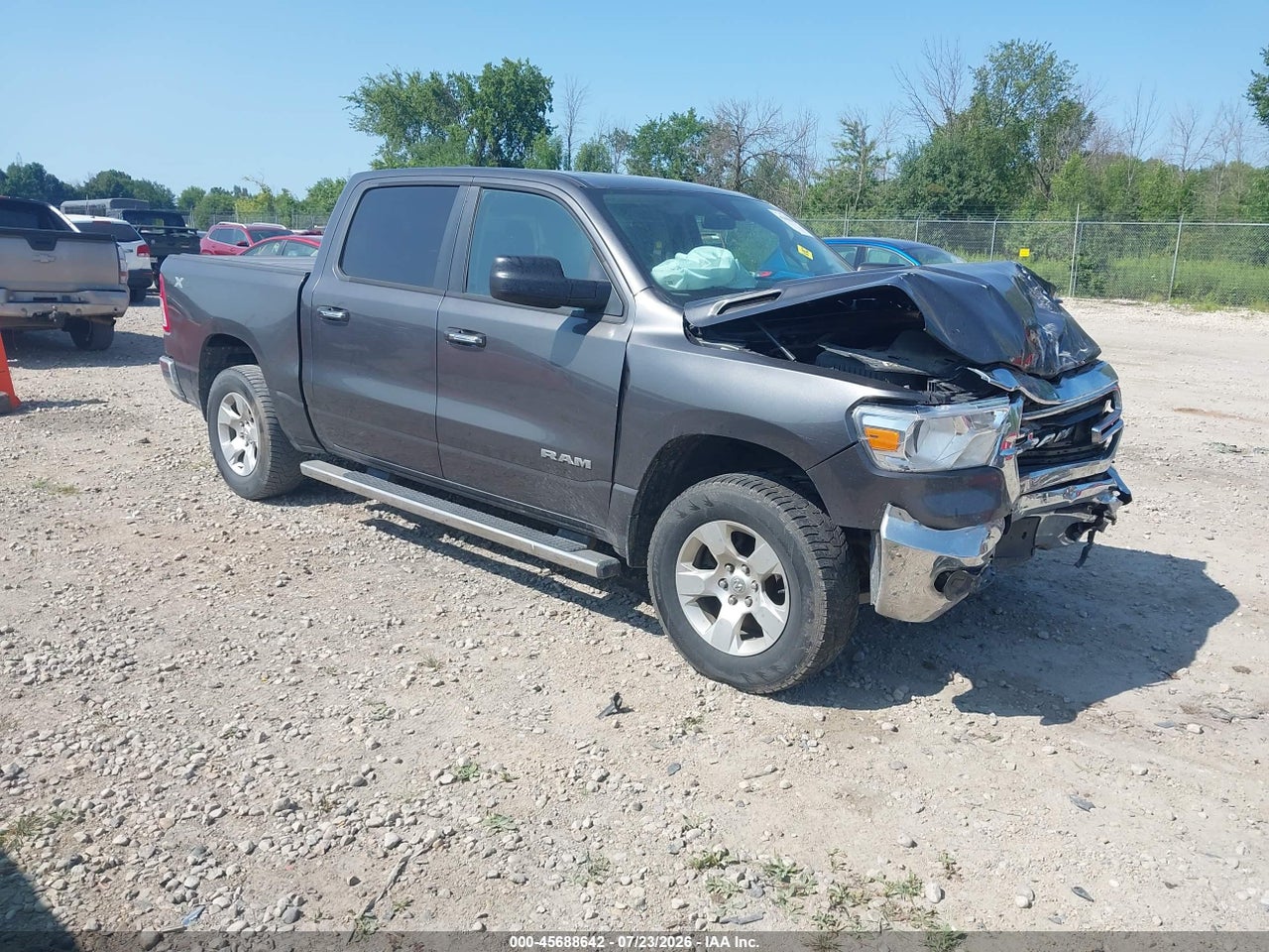 1C6SRFFT3KN****** · 2019 RAM 1500 BIG HORN/LONE STAR  4X4 5'7 BOX