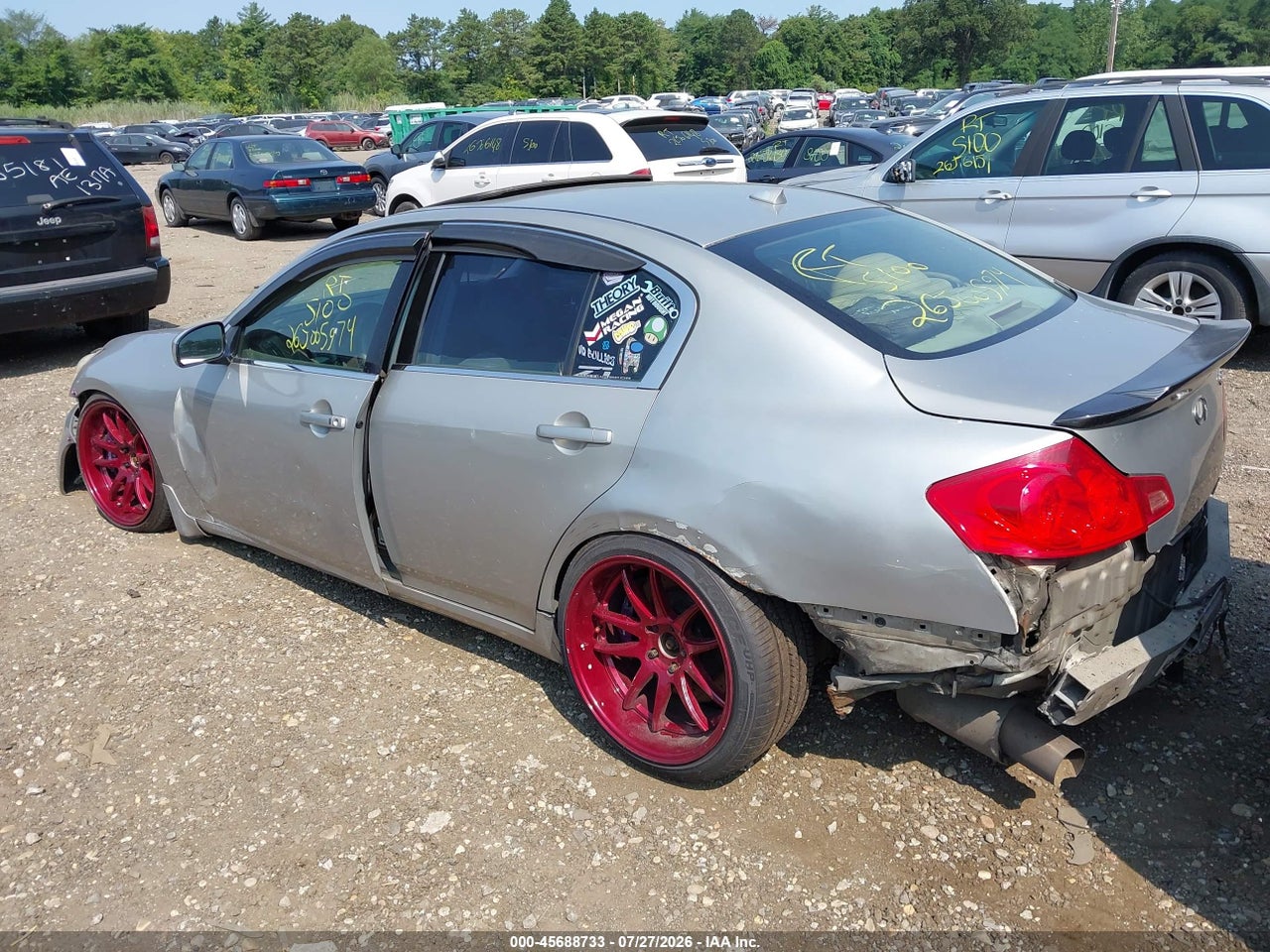 JNKBV61F28M****** · 2008 INFINITI G35X   · 3/10