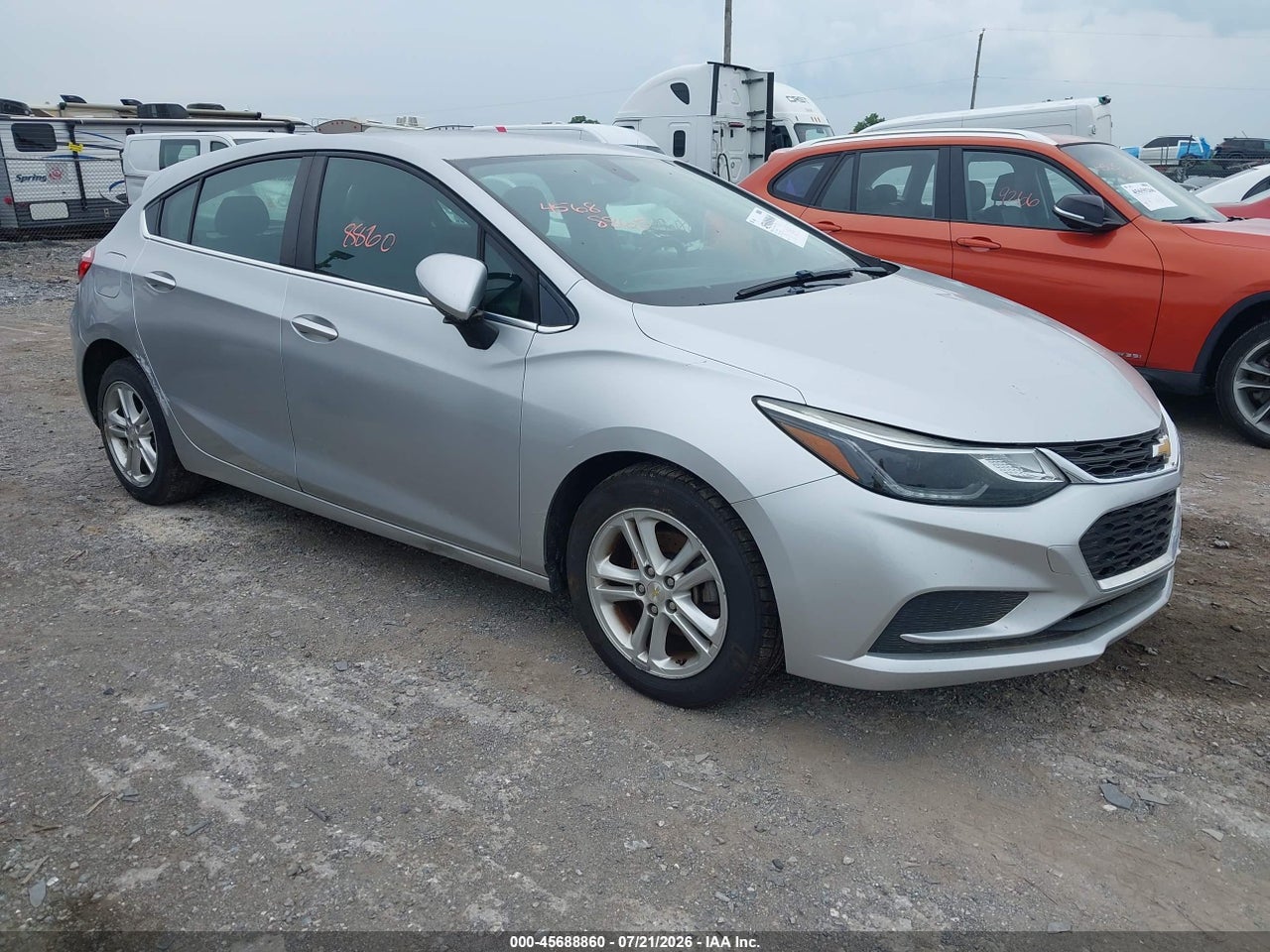 3G1BE6SM7JS****** · 2018 CHEVROLET CRUZE LT AUTO