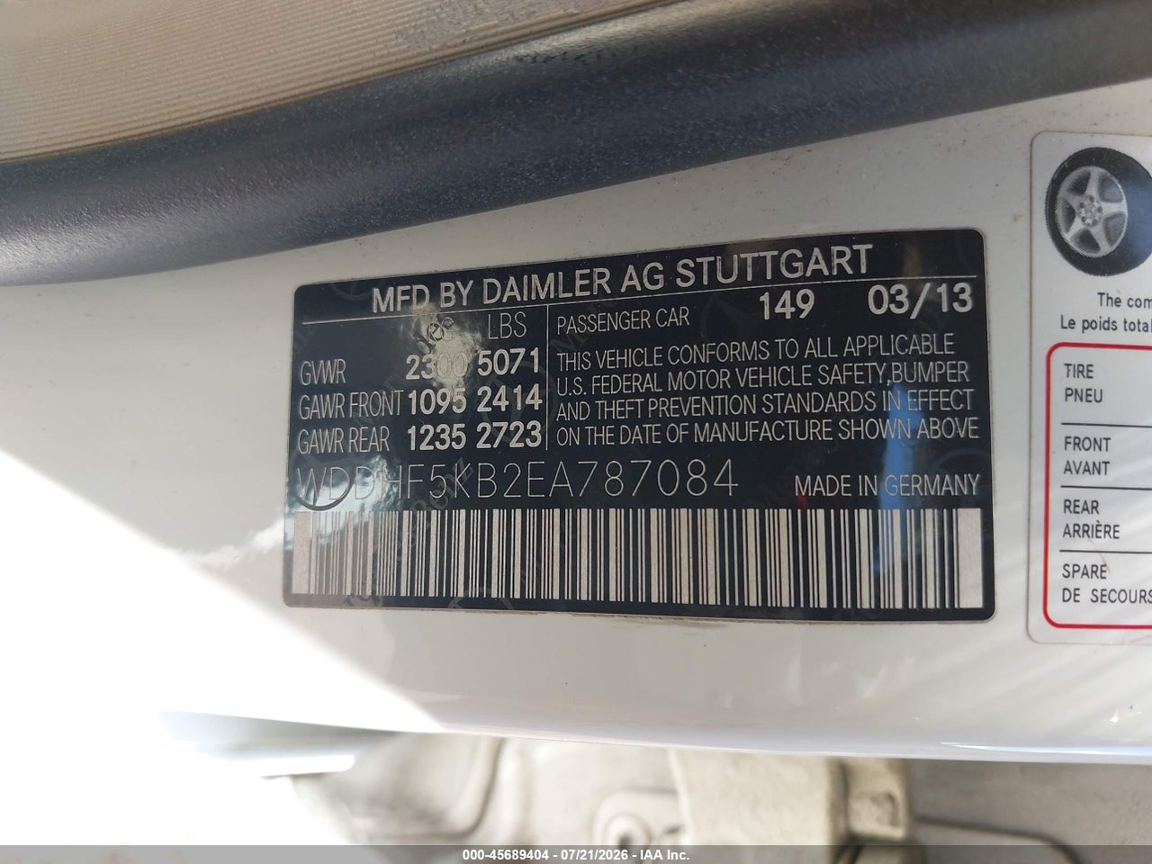 WDDHF5KB2EA****** · 2014 MERCEDES-BENZ E 350   · 9/11