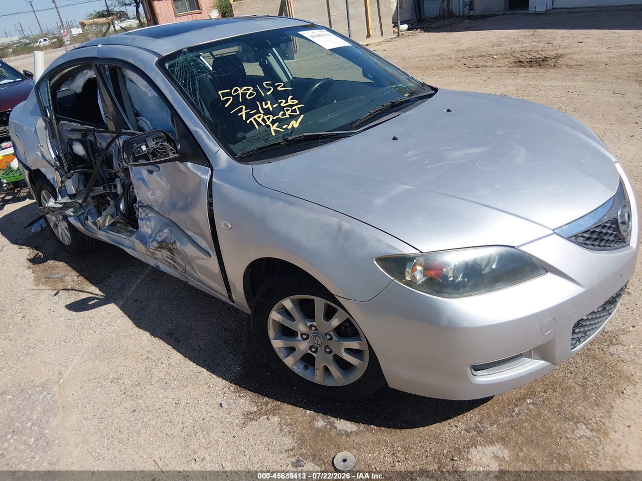 JM1BK32G281****** · 2008 MAZDA MAZDA3 I