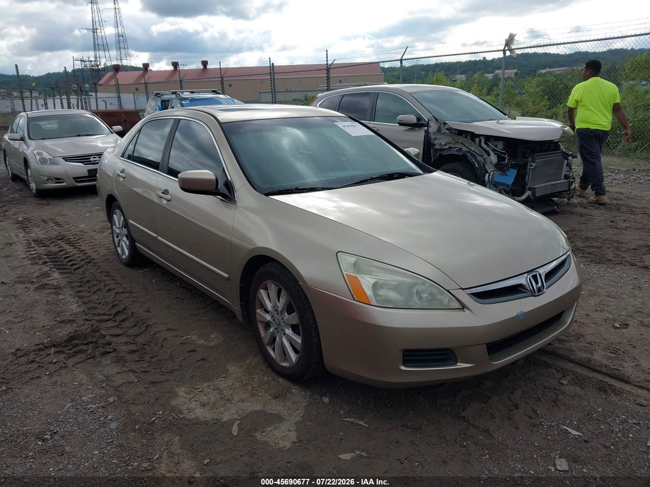 1HGCM665X7A****** · 2007 HONDA ACCORD 3.0 EX