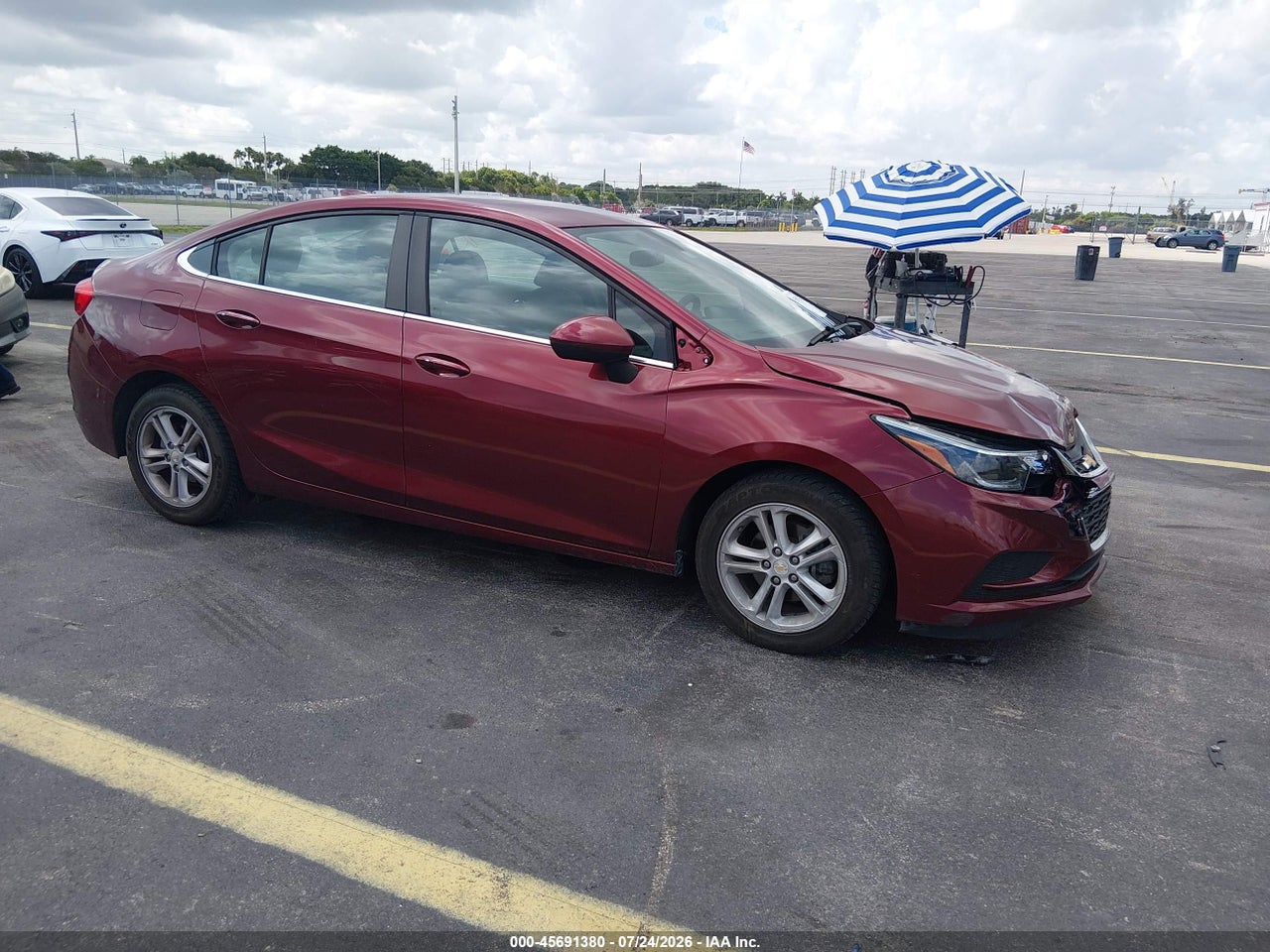 1G1BE5SM2G7****** · 2016 CHEVROLET CRUZE LT AUTO