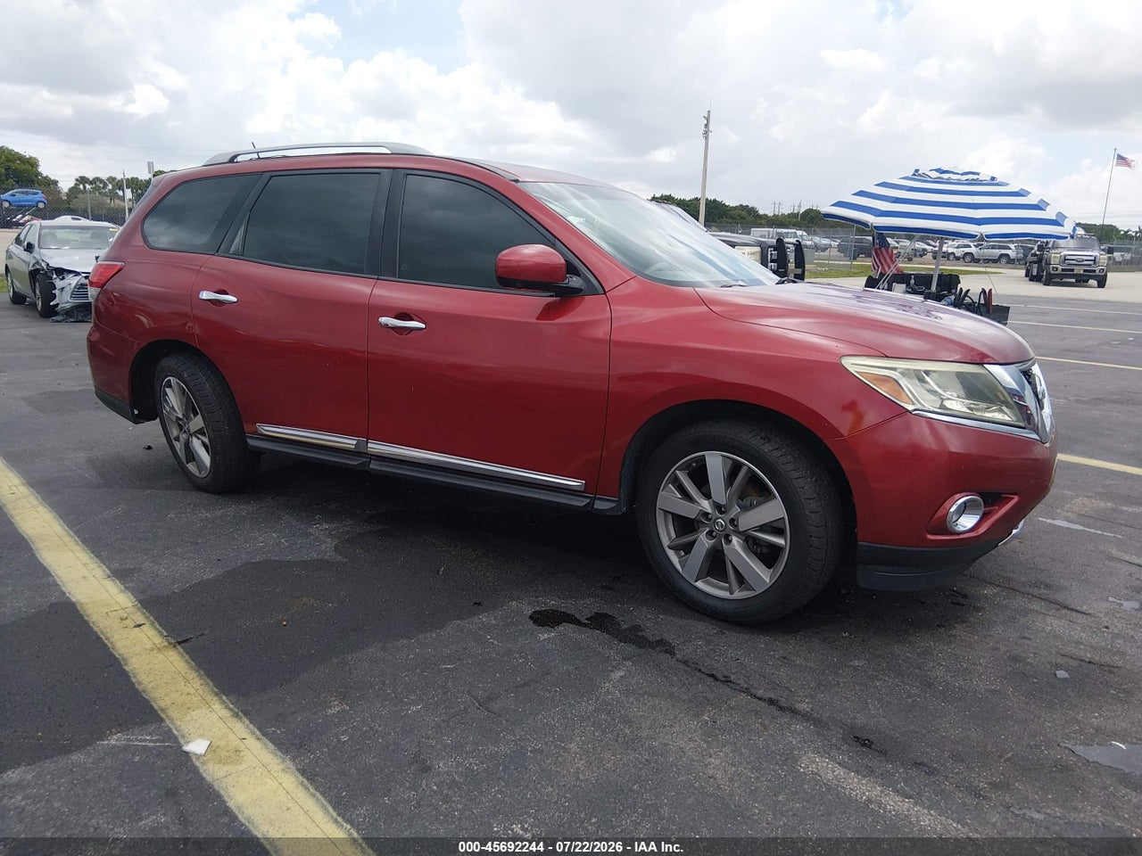 5N1AR2MN6DC****** · 2013 NISSAN PATHFINDER PLATINUM