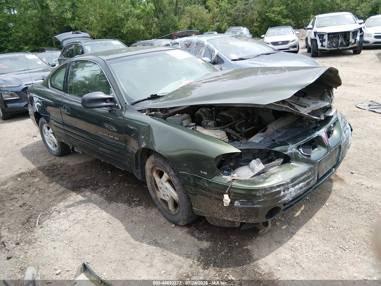 1G2NF12E4YM****** · 2000 PONTIAC GRAND AM SE1
