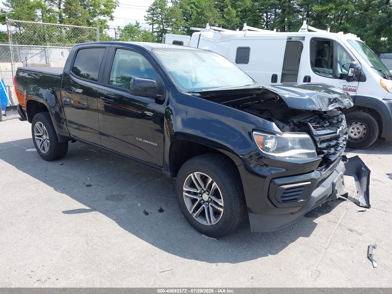1GCGTBEN5M1****** · 2021 CHEVROLET COLORADO 4WD  SHORT BOX WT
