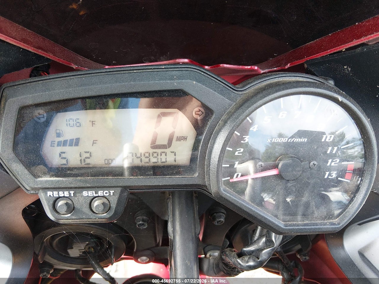 JYARN17E2AA****** · 2010 YAMAHA FZ1 S · 7/11