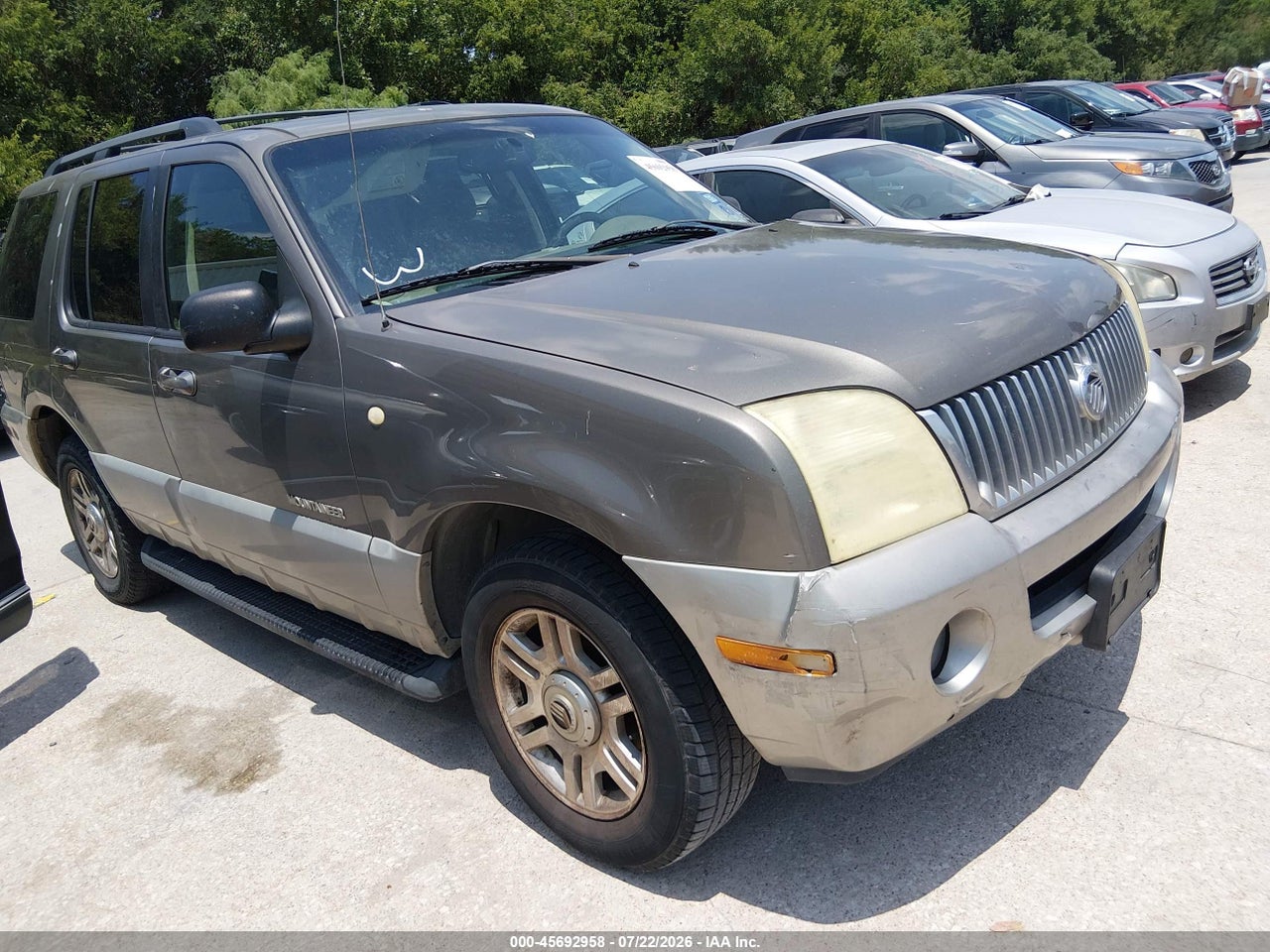 4M2ZU66K12Z****** · 2002 MERCURY MOUNTAINEER
