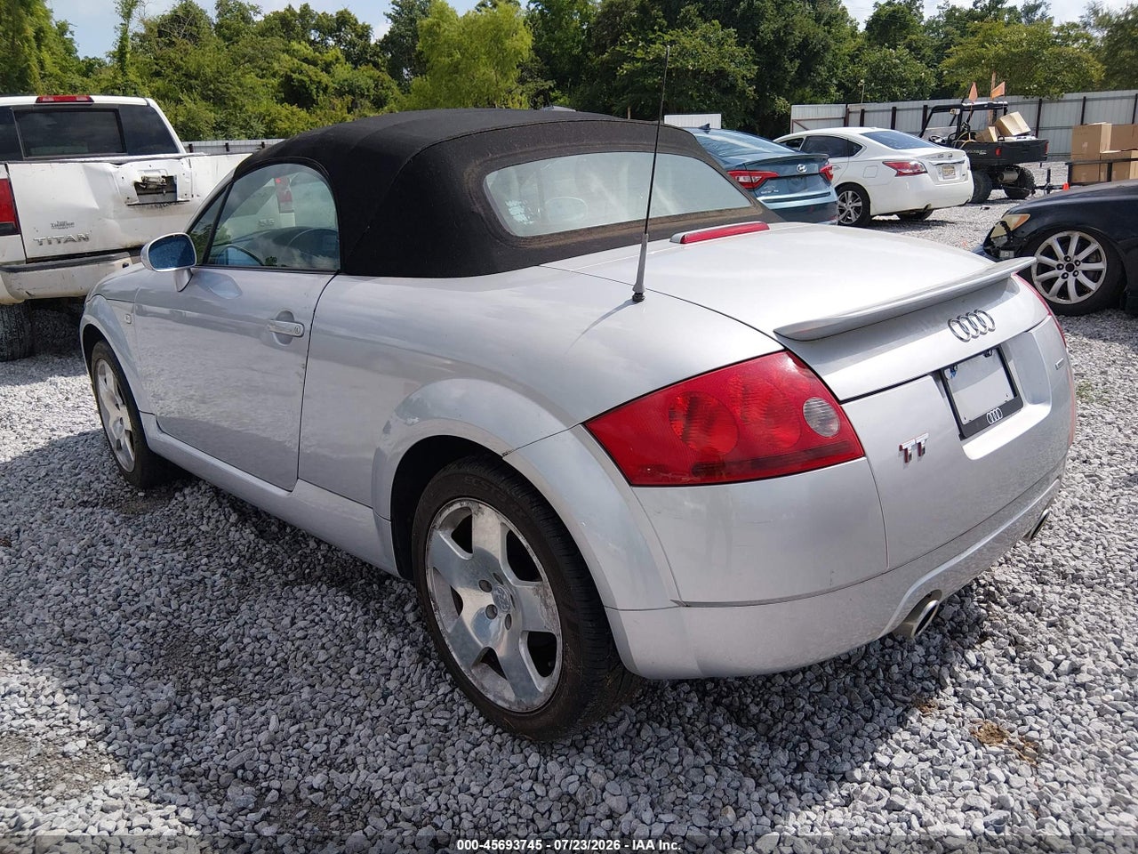 TRUUT28N611****** · 2001 AUDI TT   · 3/11