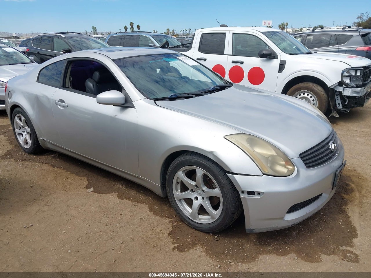 JNKCV54E63M****** · 2003 INFINITI G35 BASE W/LEATHER
