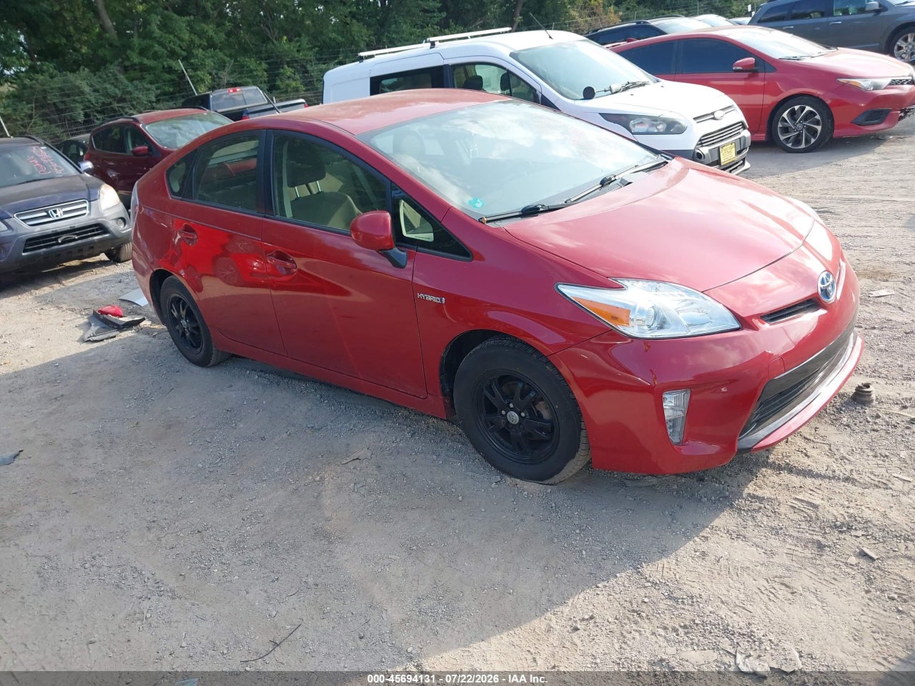 JTDKN3DU8C0****** · 2012 TOYOTA PRIUS TWO