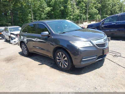 5FRYD4H48GB****** · 2016 ACURA MDX TECHNOLOGY   ACURAWATCH PLUS PACKAGES/TECHNOLOGY PACKAGE