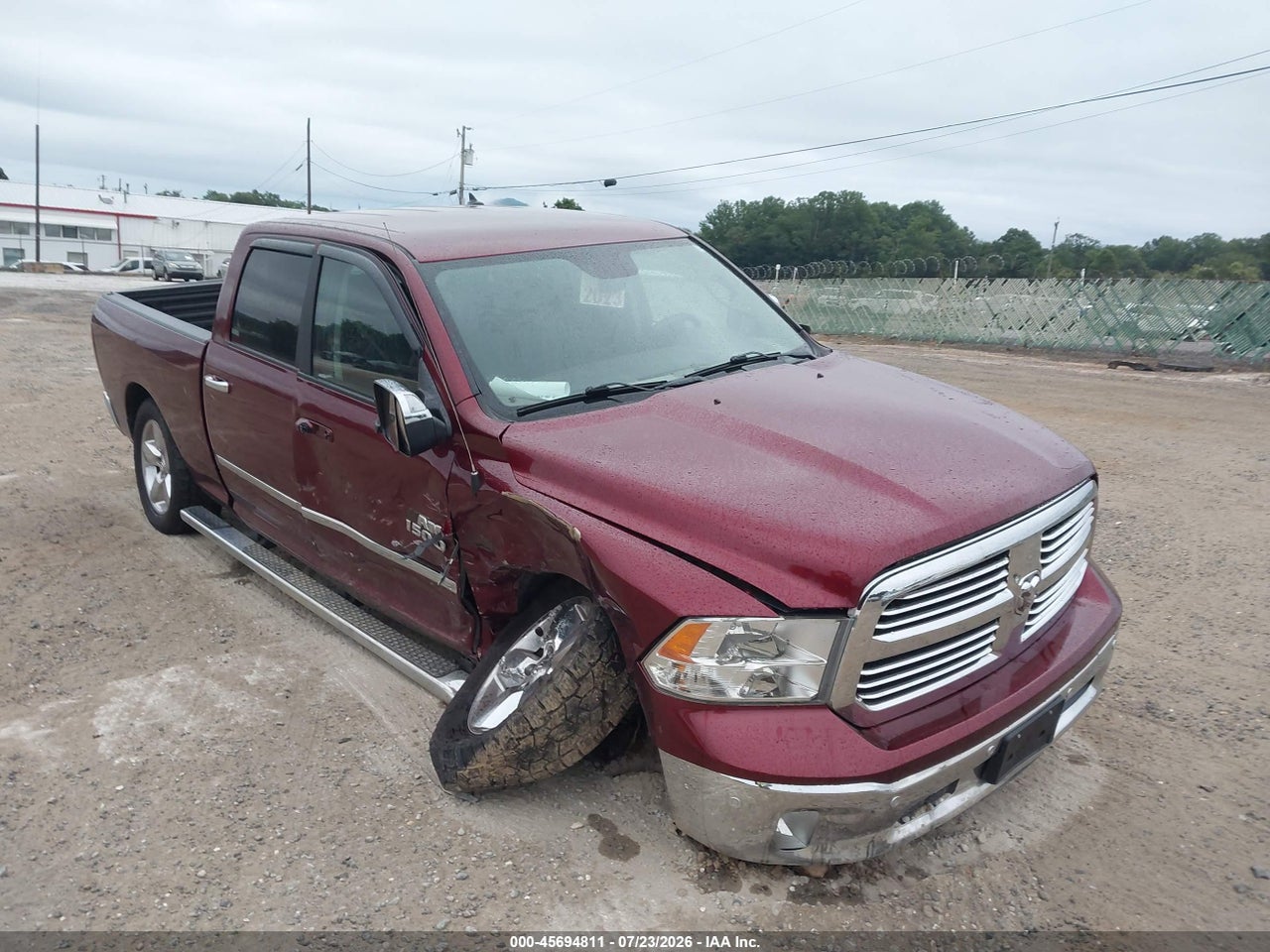 1C6RR7TT4HS****** · 2017 RAM 1500 BIG HORN  4X4 6'4 BOX