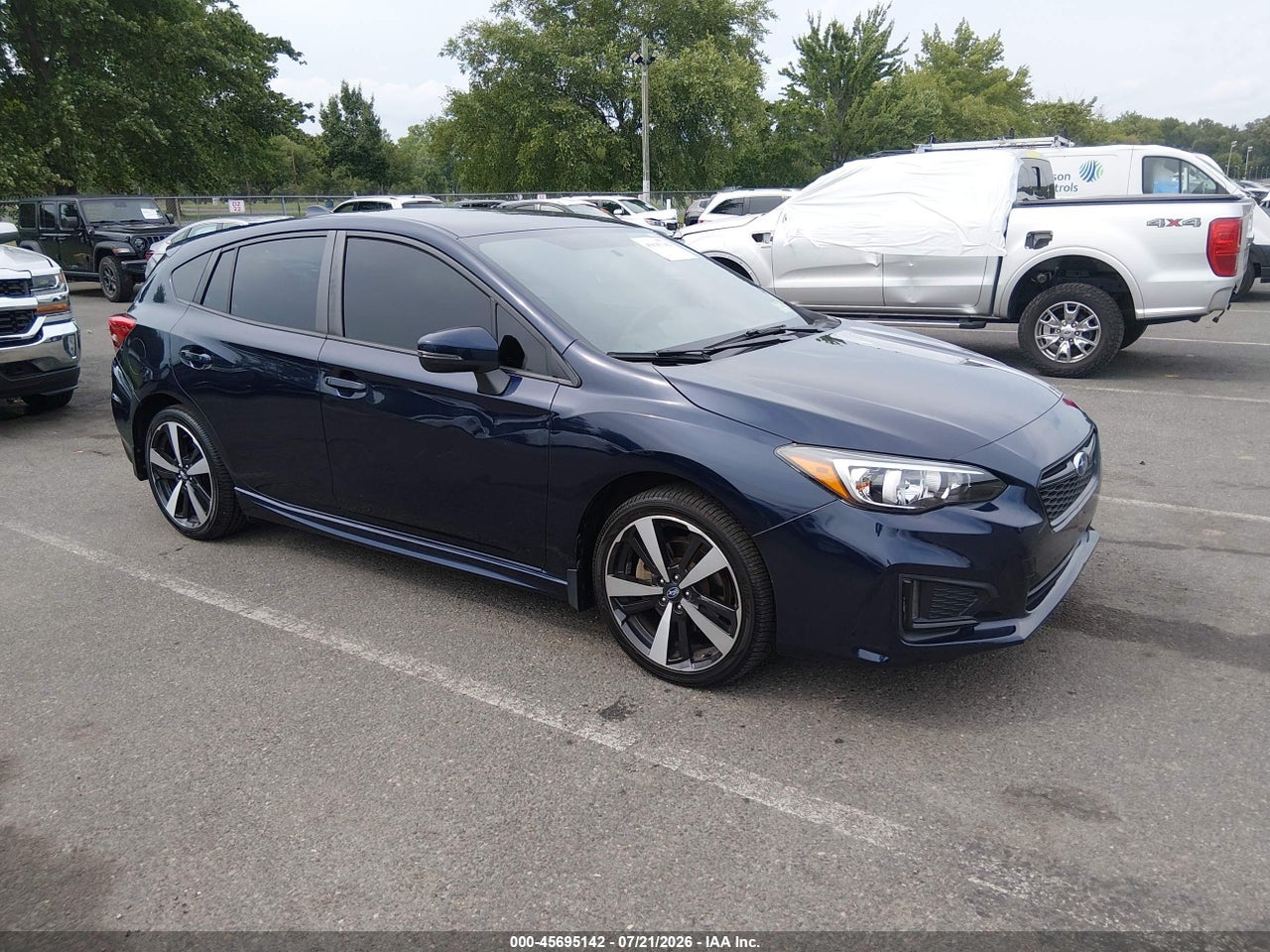 4S3GTAJ64K1****** · 2019 SUBARU IMPREZA 2.0I SPORT