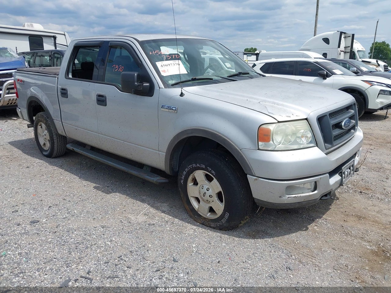 1FTPW14554K****** · 2004 FORD F-150 FX4/LARIAT/XLT
