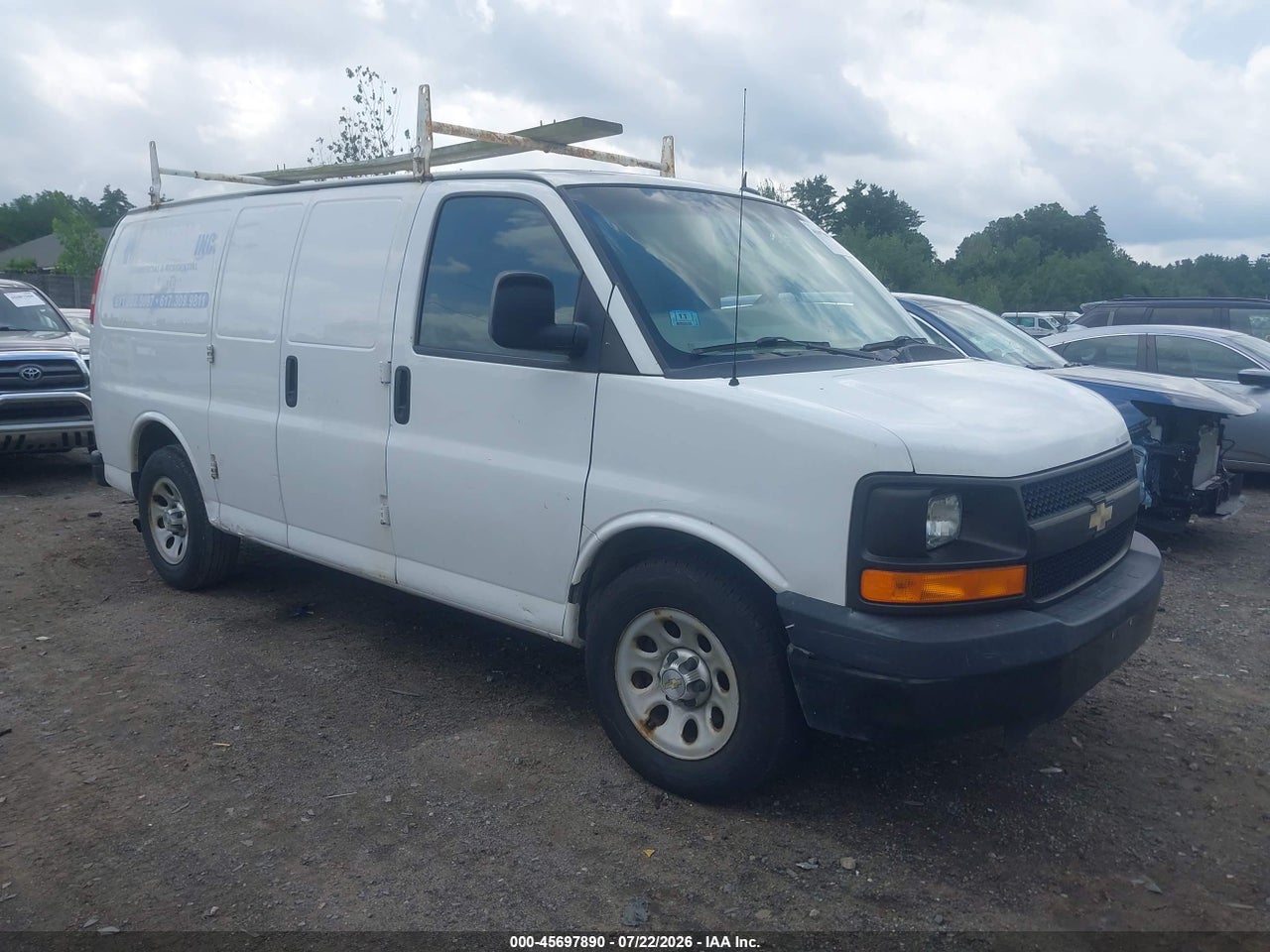 1GCSGAFX3D1****** · 2013 CHEVROLET EXPRESS 1500 WORK VAN