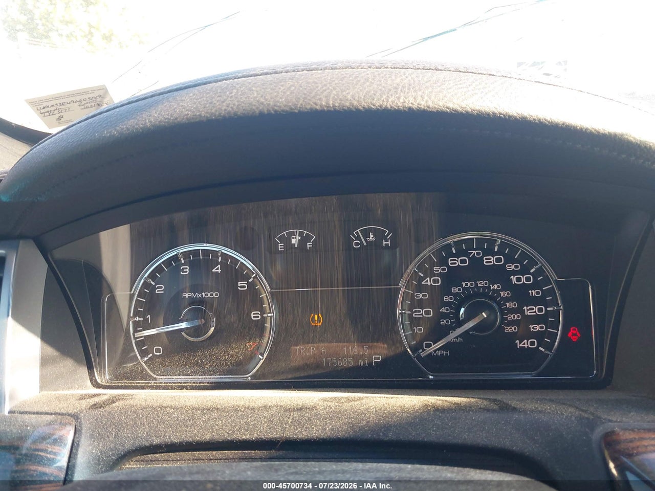 1LNHM93R49G****** · 2009 LINCOLN MKS   · 7/11