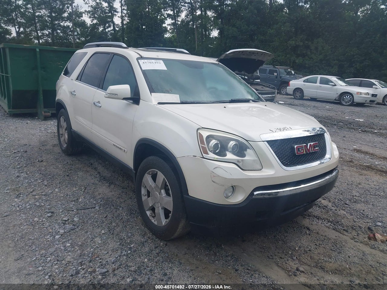 1GKER33778J****** · 2008 GMC ACADIA SLT-2