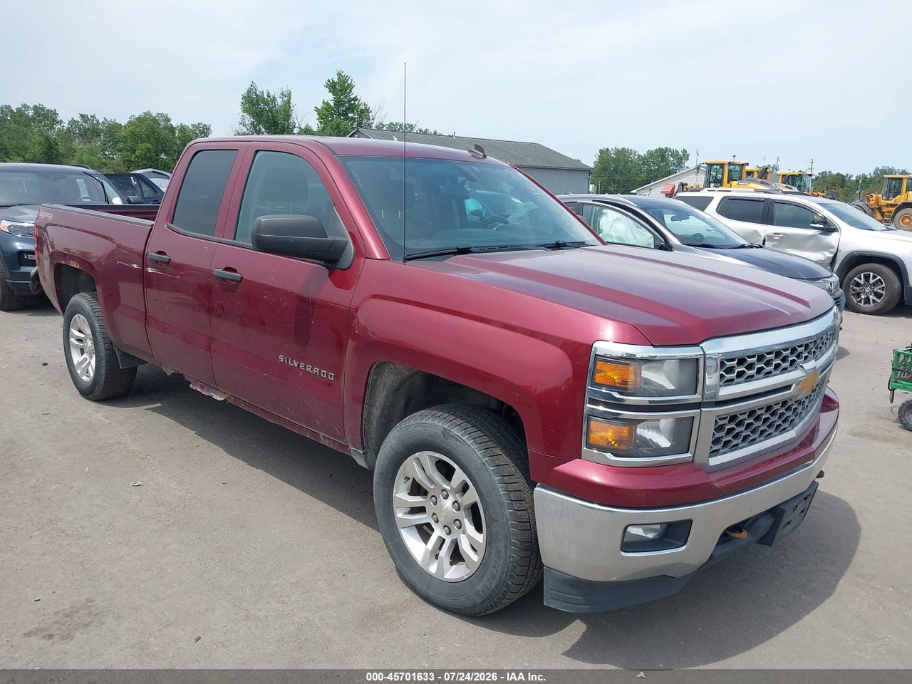1GCVKREH1EZ****** · 2014 CHEVROLET SILVERADO 1500 LT