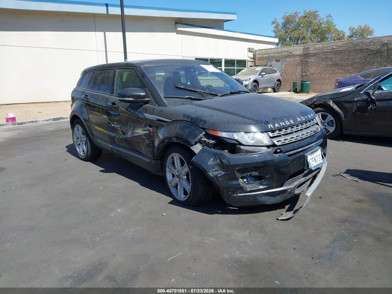 SALVP2BGXDH****** · 2013 LAND ROVER RANGE ROVER EVOQUE PURE