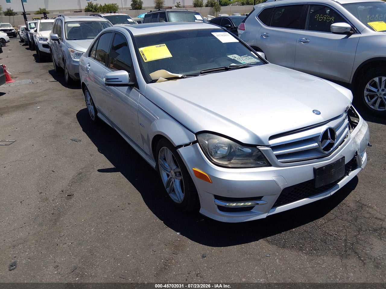 WDDGF4HB3CR****** · 2012 MERCEDES-BENZ C 250 LUXURY/SPORT