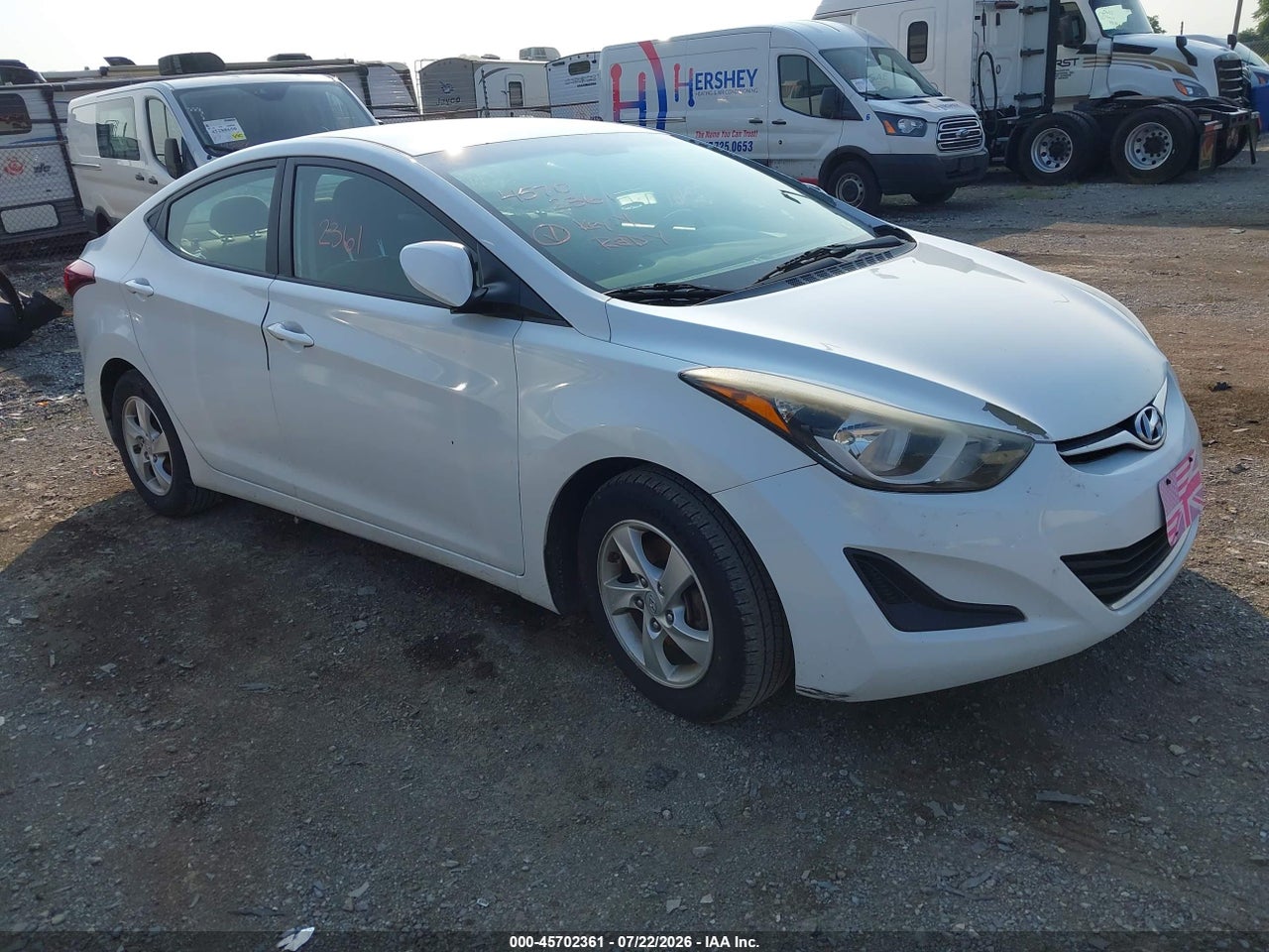 5NPDH4AE4FH****** · 2015 HYUNDAI ELANTRA SE