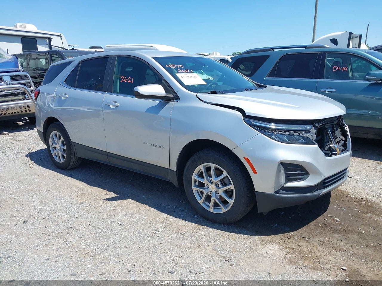 3GNAXTEV5NL****** · 2022 CHEVROLET EQUINOX AWD 2FL
