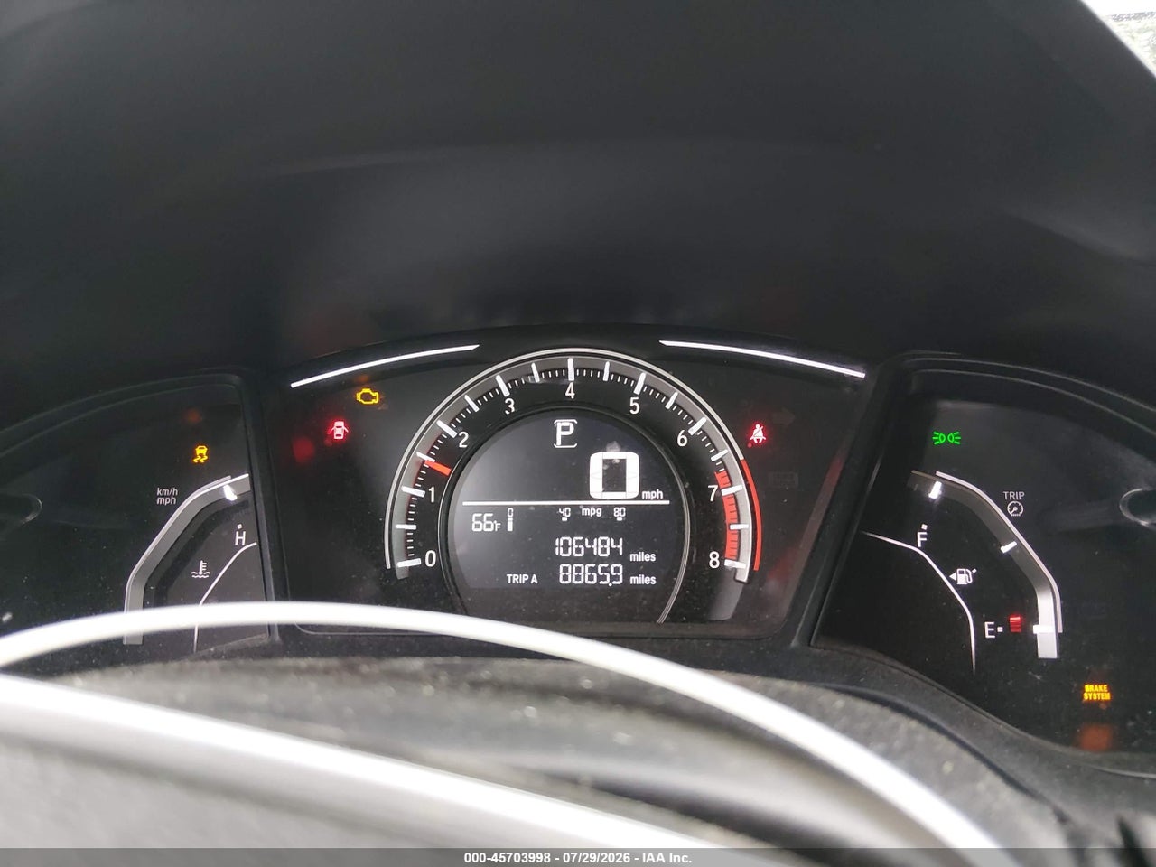 2HGFC4B08JH****** · 2018 HONDA CIVIC LX-P · 7/11
